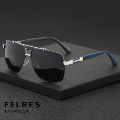 Retro Metal Frame Polarized Sunglasses UV400 Protection Driving Glasses Polarized Driving Sunglasses - Uv400 Metal Frame Glasses  main image 3
