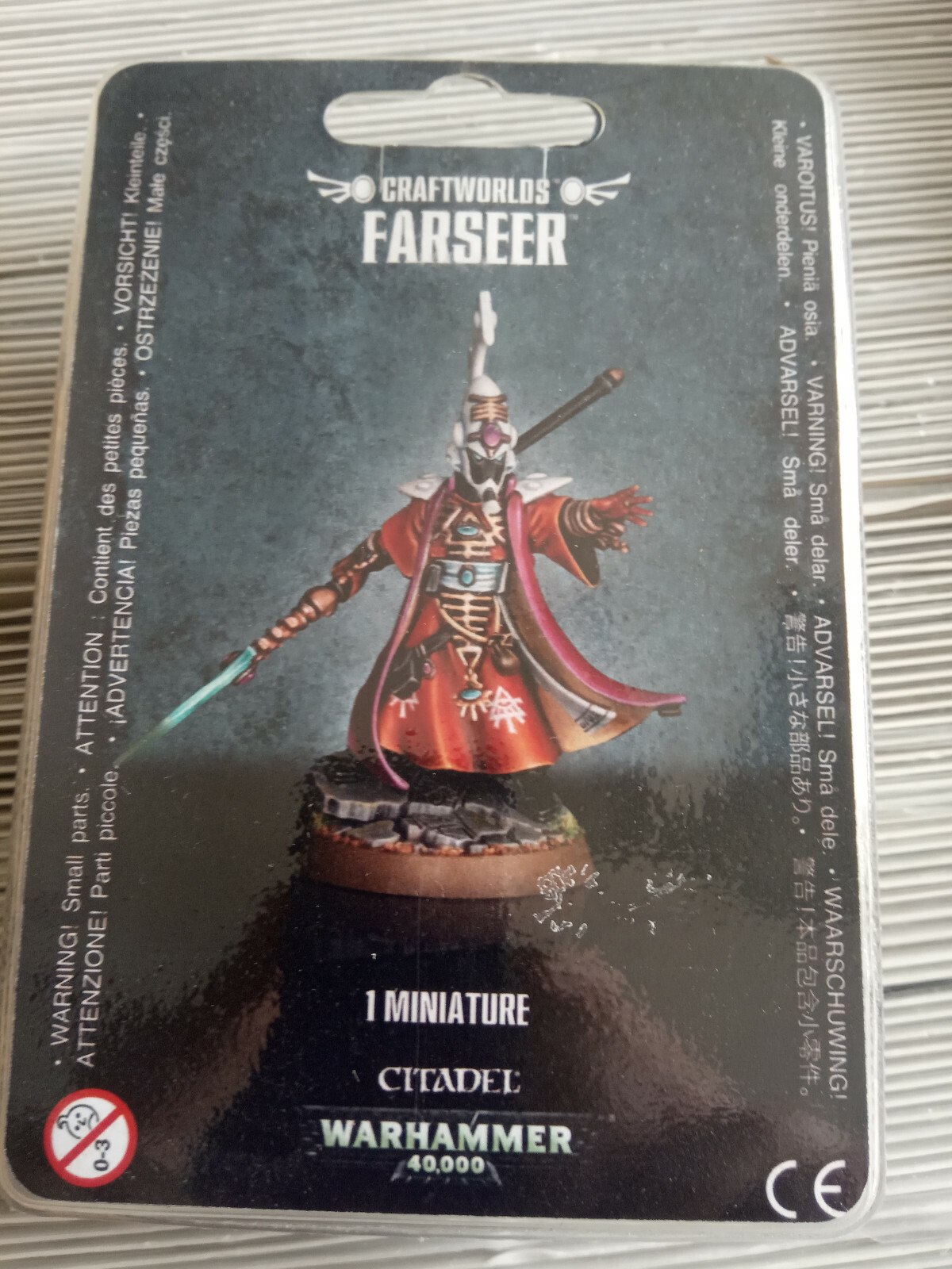 WARHAMMER 40K CRAFTWORLDS ELDAR FARSEER - NEW AND SEALED