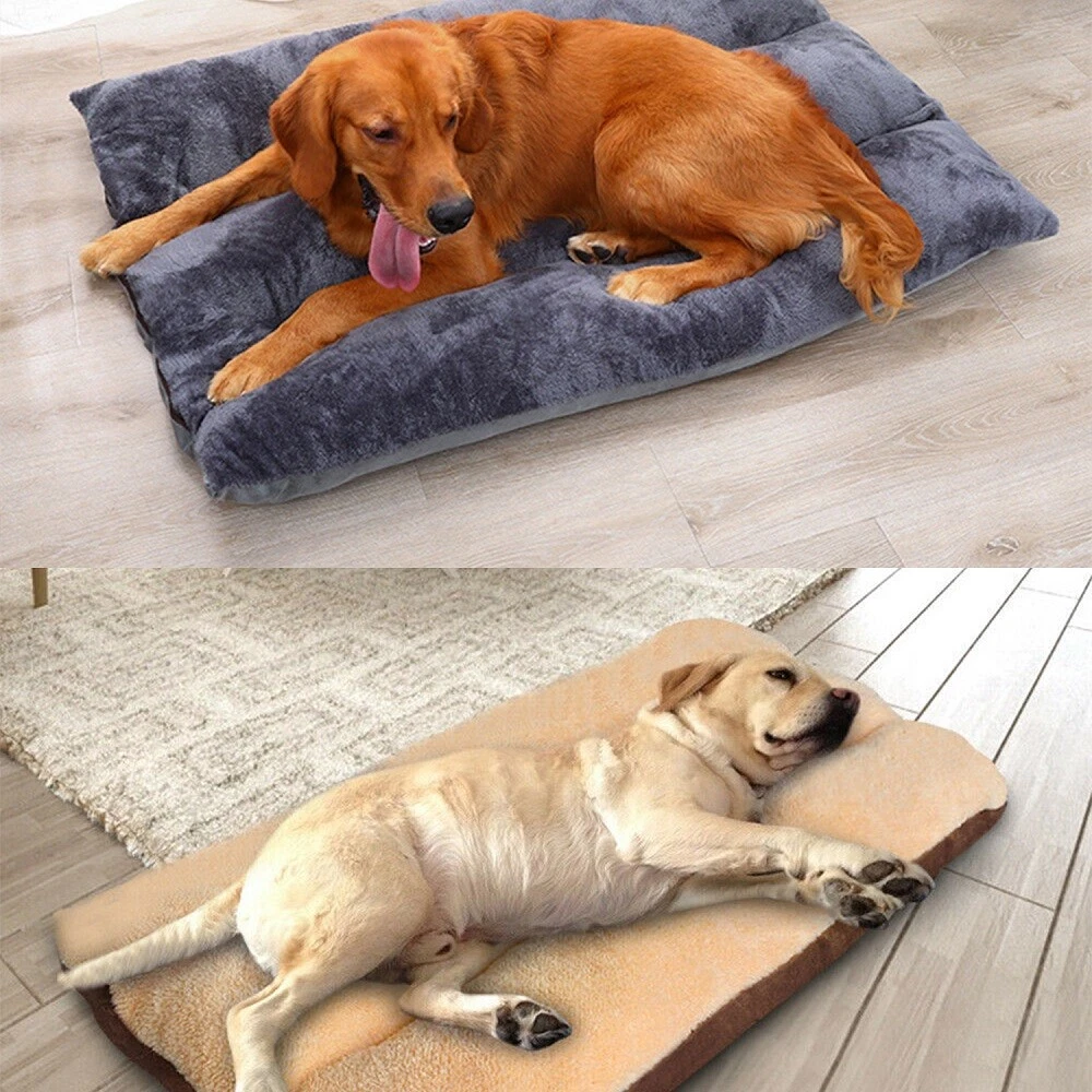 Pet Cat Dog Bed Cushion Puppy Mat Washable Warm Soft Fluffy Basket Kennel Pillow