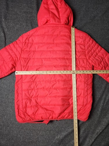 New Balance Jacket Mens Large Red Puffer Quilted Insulated Sherpa Lined Full Zip - Picture 8 of 10