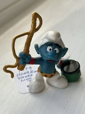 Vintage Smurf PEYO HK 1979 Lion Tamer