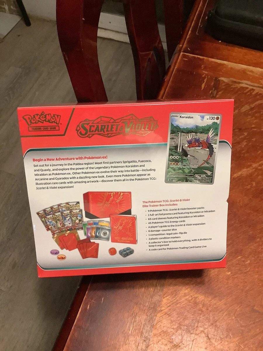 Scarlet & Violet Elite Trainer Box Koraidon - TCG Live Codes