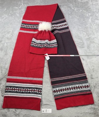 Perfect Winter Accessories TALBOTS Jeweled Hat And Scarf New