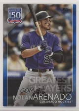 2019 Topps Update 150 Years of Professional Baseball Blue Nolan Arenado nh6