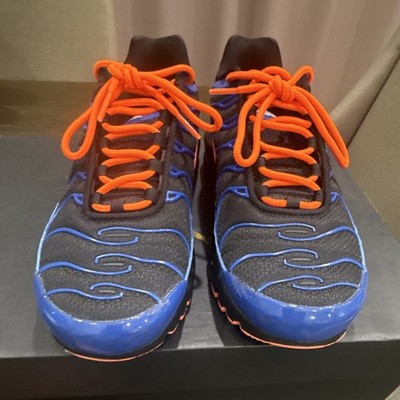 Custom Nike Air Max Plus TN Women s Size 9.5 Blue/Black Orange LGM on Bubble