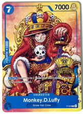 Monkey.D.Luffy (2nd Anniversary Stamped Promo) P-043 - One Piece TCG - English