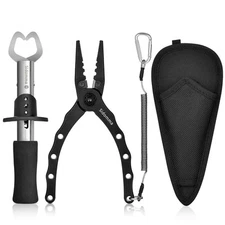 Fishing Pliers and Gripper Set, Fishmen Must Have Fishing Gear and Equipment,...