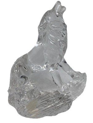 Princess House Wonders of the Wild WOLF 24% Lead Crystal Made In Germany