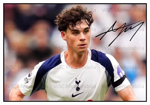 12806. Archie Gray Signed Pictures (A4 Prints) Tottenham Hotspur Leeds United