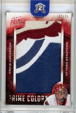 2013-14 Panini Prime Prime Colors Patch /35 Craig Anderson