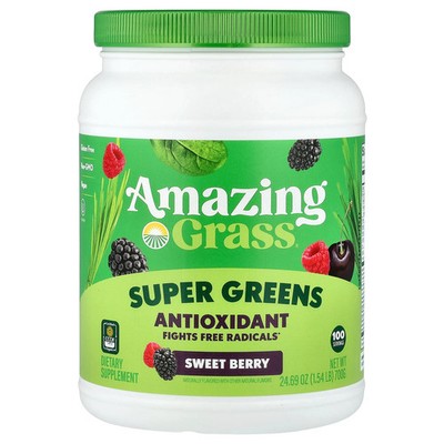 Amazing Grass, Green Superfood, Antioxidant, Sweet Berry, 24.7 oz (700 g)