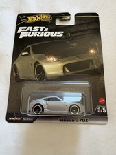 Hot Wheels PREMIUM FAST & FURIOUS NISSAN 370Z METAL REAL RIDERS New