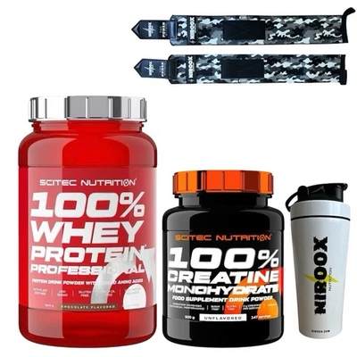 Scitec Nutrition 100% Whey Protein - 920gr + Scitec Creatin 500 gr-Kreatin+Bonus - Bild 1 von 3