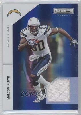 2011 Panini Rookies & Stars Longevity Sapphire Materials 21/100 Malcom Floyd 0b2