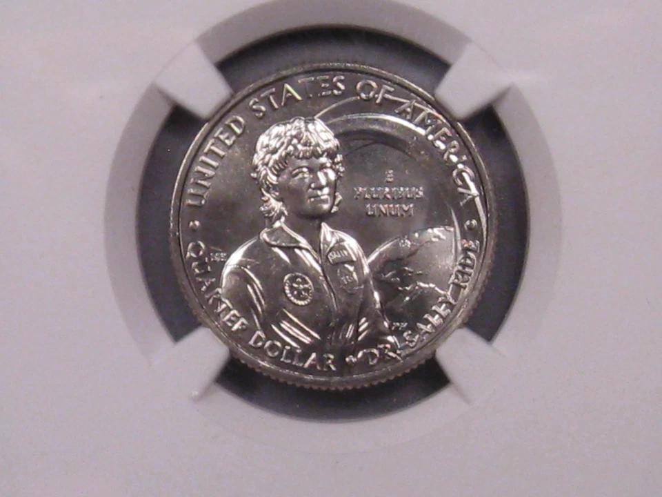 2022-s Clad Women's Quarter Sally Ride NGC MS67. #49 - Image 3 of 4