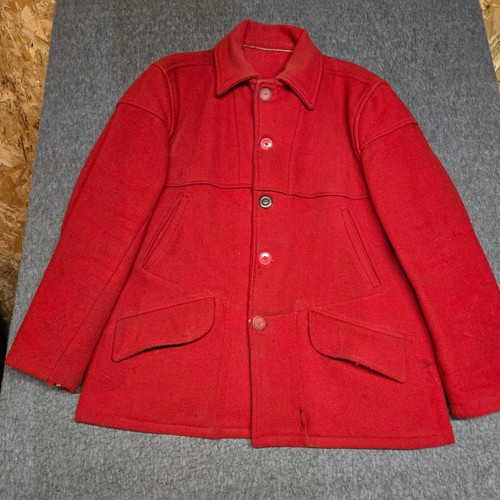 Chippewa, Vintage 50s Chippewa Woolen Mills Cruiser Jacket Mens Red Hunting Coat Workwear