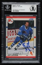 BAS 1990-91 Score Guy Lafleur #290 BGS Authentic Auto HOF 8jr