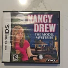 THQ Nancy Drew The Model Mysteries Nintendo DS Mystery Puzzle Manual Mini-Games