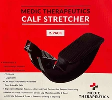 2 Pack Calf Stretcher Medic Therapeutics 4-in-1 Calf & Heel Stretchers