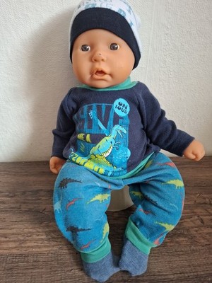 Puppen Kleidung,Reborn 36cm. 4-teiliges Set Pullover,Hose,Strümpfe,Mütze(44)