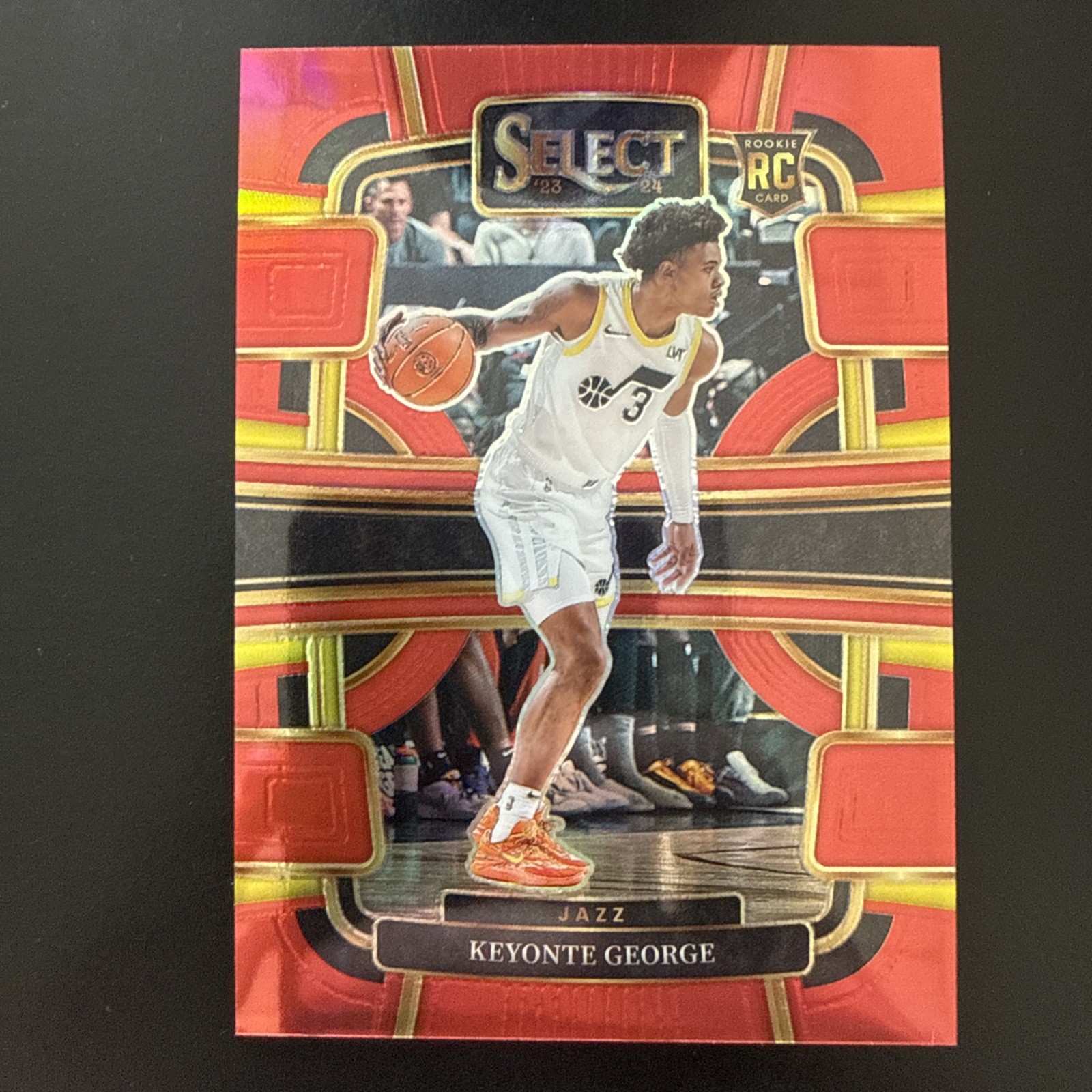 2023-24 Panini Select - Concourse Keyonte George #75 Red Prizm /199 (RC)
