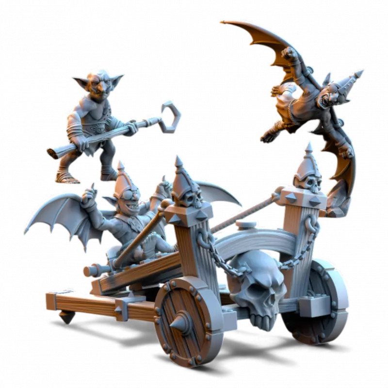 Machine de Guerre Gobeline Figurine The Black Horde en Impression 3D Haute Résolution