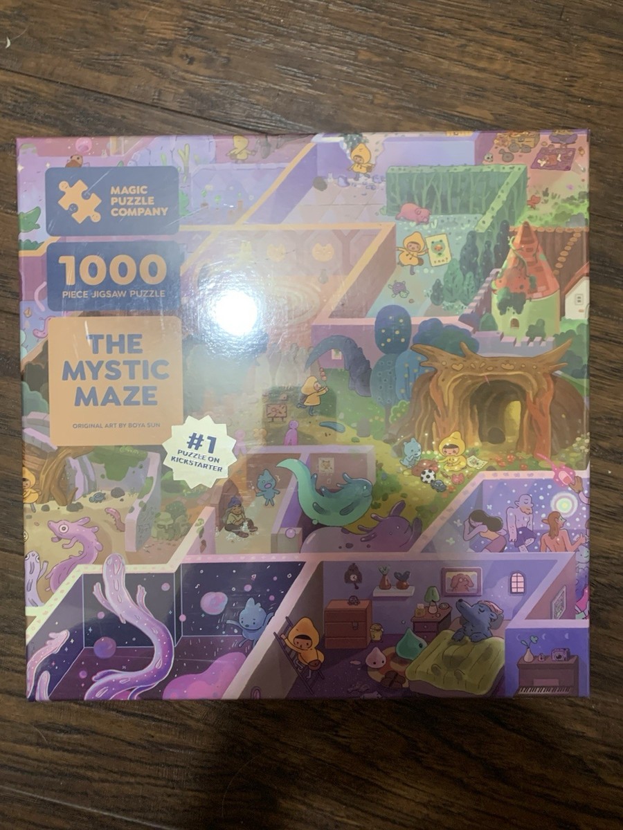 マジックパズルカンパニー　ミスティック・メイズ　1000ピース　ジグソーパズル Amazon.com: The Mystic Maze • 1000-Piece Jigsaw Puzzle from