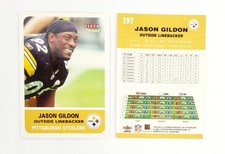 MINT TIFFANY GOLD PARALLEL 2002 Fleer Tradition JASON GILDON PITTSBURGH STEELERS