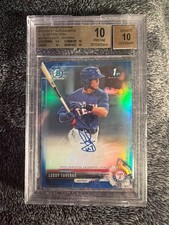 2017 Bowman Chrome Leody Taveras true blue auto /150 BGS 10 PRISTINE Hot streak