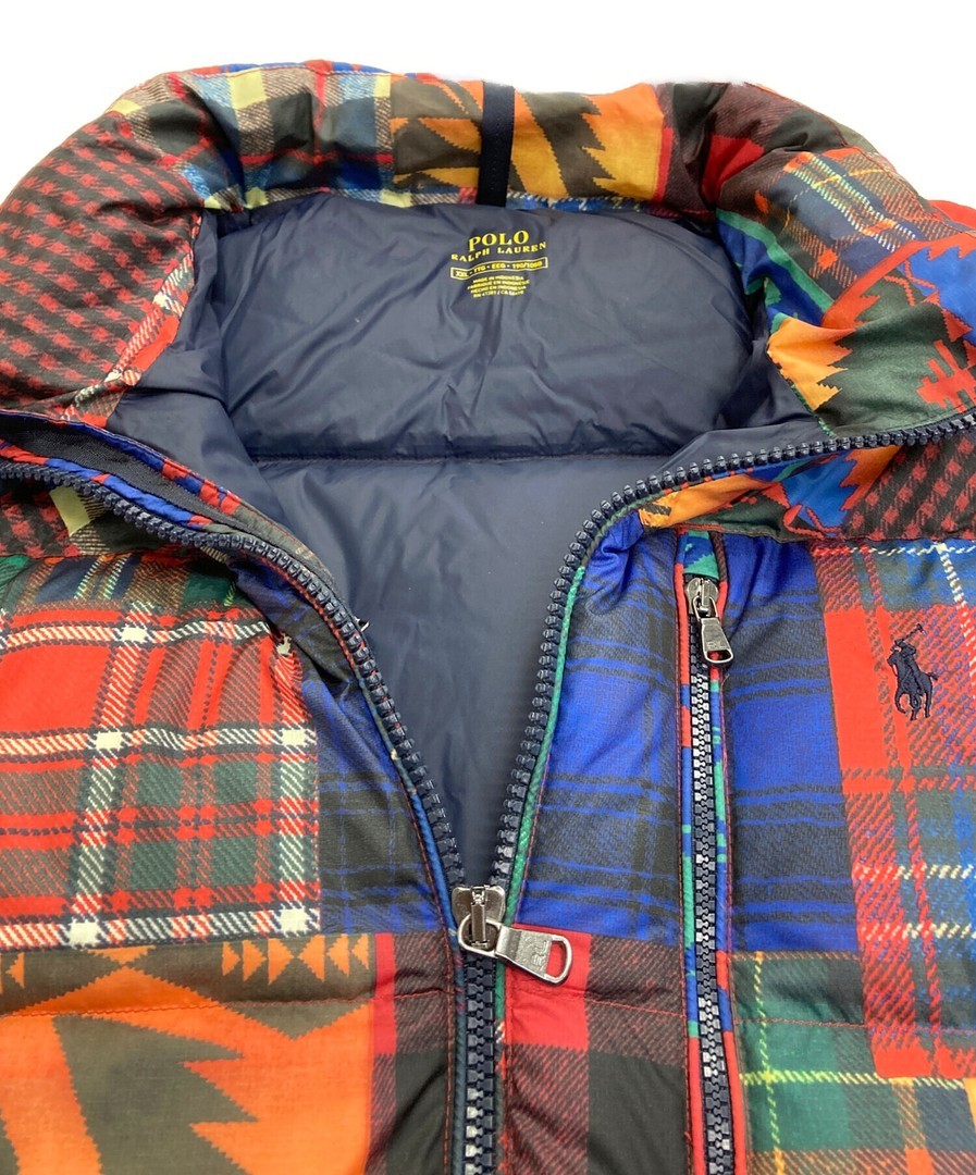 POLO RALPH LAUREN Patchwork Native Print Down Jac… - image 4