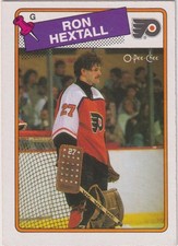 1988-89 O-pee-chee NHL #34 Ron Hextall Flyers Conn Smythe