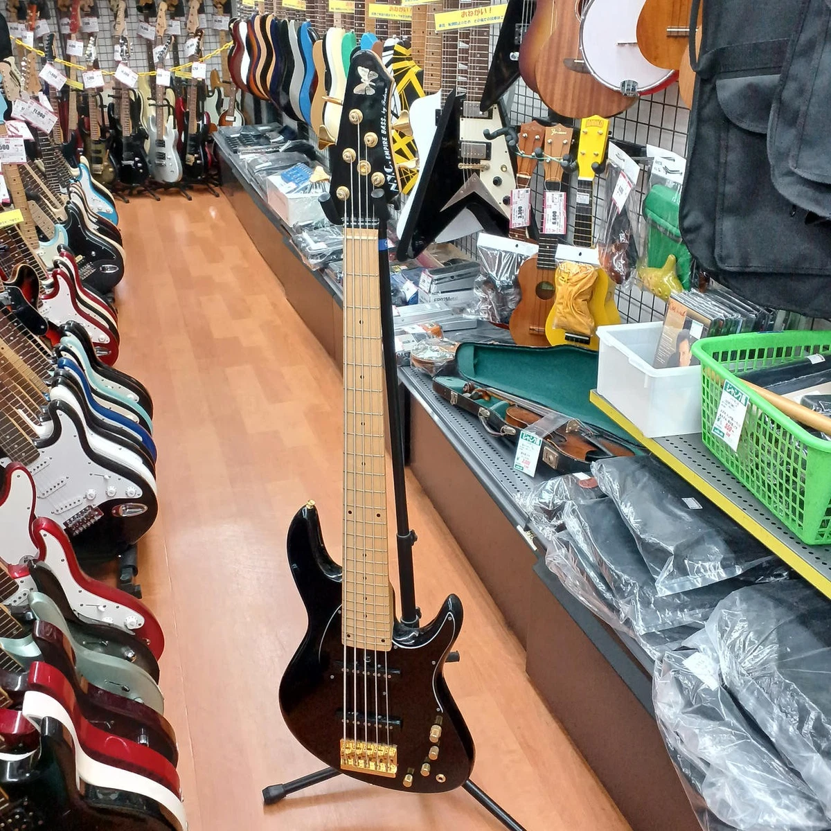 ベース Fodera NYC Empire 5 Strings 60 Fodera NYC Empire 5 String Electric Bass Maple Neck Active with