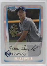 2011 Bowman Draft Chrome Prospects Refractor Blake Snell #BDPP52 1j2
