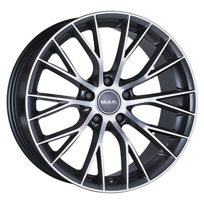 ALUFELGE MAK MUNCHEN FUR BMW M3 9X18 5X120 GUN MET-MIRROR FACE J1T
