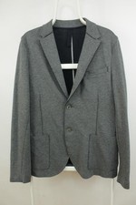 Men Harris Wharf London Grey Cotton Blazer 38 / M