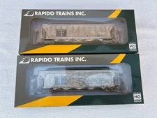 Rapido HO (2) Autoflood OMAX 1425 & 1521 Coal Hoppers w Coal-NEW