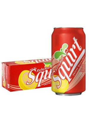 Squirt Ruby Red 12 oz Can Case - 12 24 & 36 Pack
