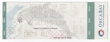 Christina Aguilera Psykoblast Tour 2000 7/19/00 Vancouver BC Ticket!