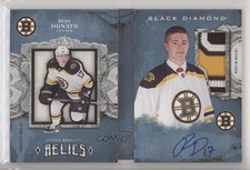 2018-19 Black Diamond Rookie Booklet Relics 10/99 Ryan Donato Patch Auto 0c3
