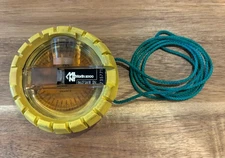 Vtg MORIN VION MINI 2000 Hand Bearing Compass w CASE Paris France Hiking Boating