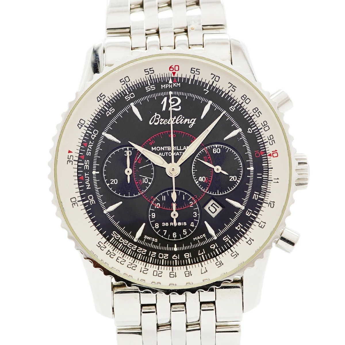 Breitling Montbrillant Chronograph A41330 38. #OTW155
