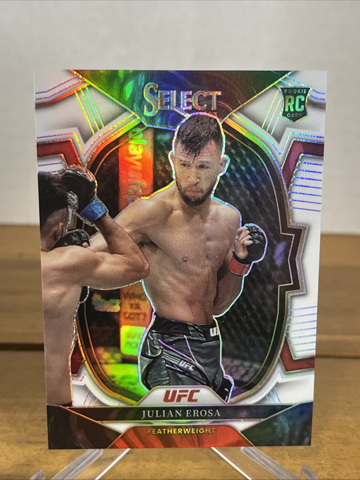2023 Panini Select UFC Concourse White Prizm /125 Julian Erosa #27 Rookie RC