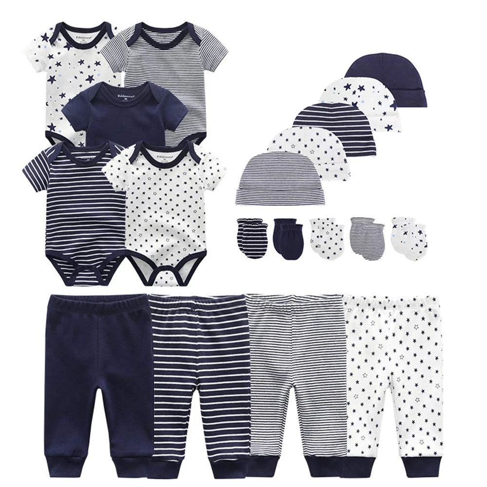 Kiddiezoom Unisex Baby Layette Essentials Giftset Clothing Set 19Piece For Ne...