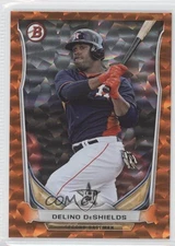 2014 Bowman Draft Top Prospects Orange Ice /25 Delino DeShields Jr #TP-73