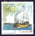 Canada sc#2155 Champlain Surveys the East Coast, Used