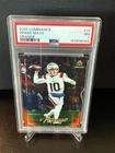 2025 Luminance Drake Maye Orange /50 PSA 7 Patriots