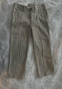 NWT Izod regular fit/flat front khaki pants size 4 boys/adj waist 