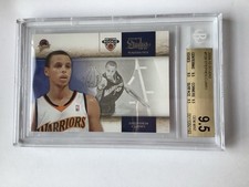 STEPHEN CURRY 2009 PANINI STUDIO #129 ROOKIE CARD BGS 9.5 GEM MINT. rookie card picture