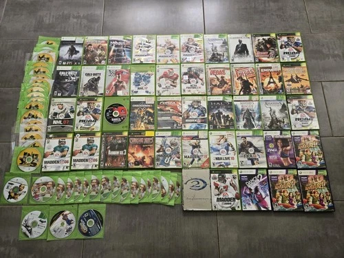 Xbox 360 Video Game Lot UnTested Original Xbox 100 Games