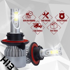 2pcs Cree H13 9008 488w 48800lm Led Headlight Conversion Fog Bulbs 6000k Hid